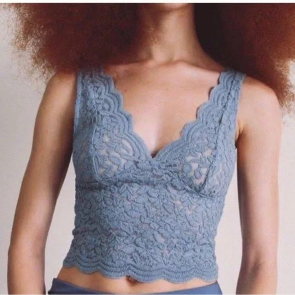 Zara Tops - Zara Light Blue Textured Top